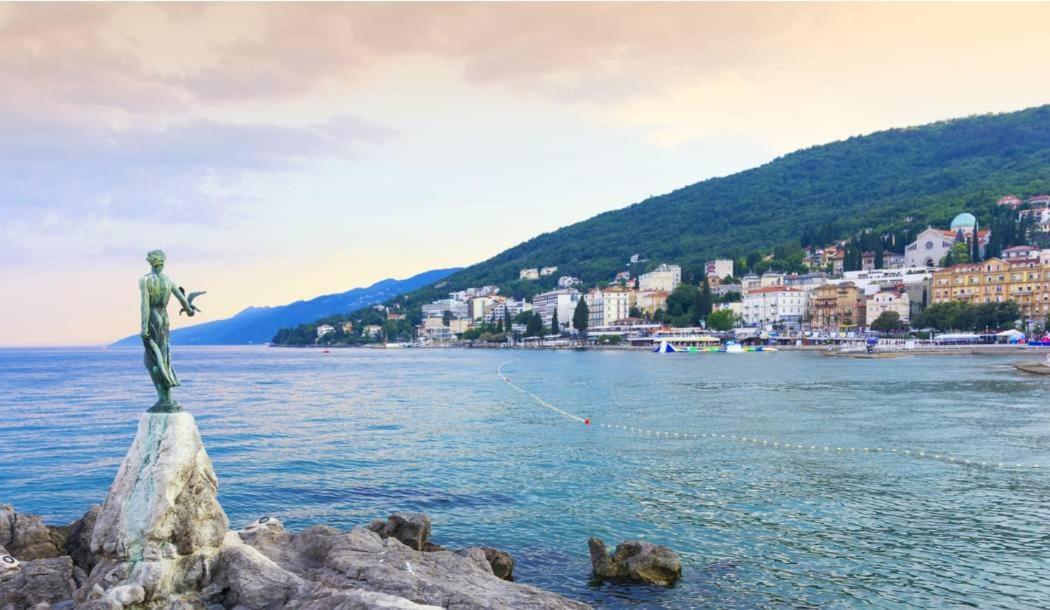 Villa Adriatic, Apartment Enio With Swimming Pool, Panoramic Sew View, Free Parking Ičići 外观 照片